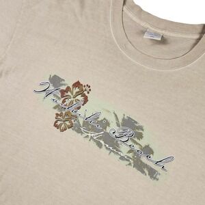 Crazy Shirts Wakiki Beach Vintage Classic T Shirt Kona Coffee Size 2XL Dyed Surf